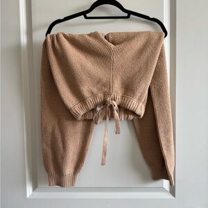 Aerie Cozy up waffle joggers S